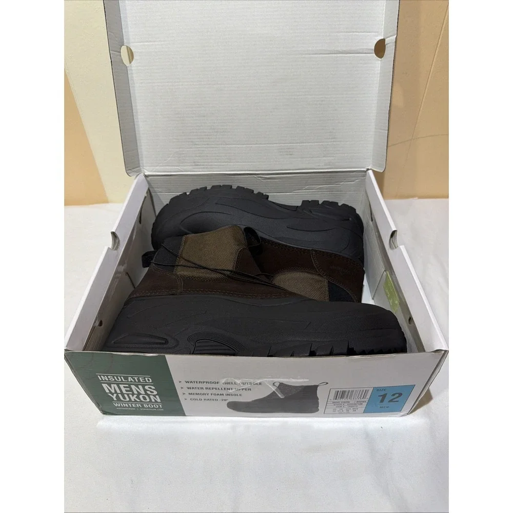 Staheekum Men's Yukon Waterproof Boots. Cold Rated‎ -20 Degree. Size 12. New